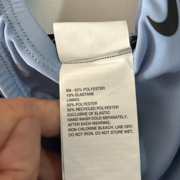 Nike one-piece bathing suit (periwinkle blue) - Picture 8 of 8